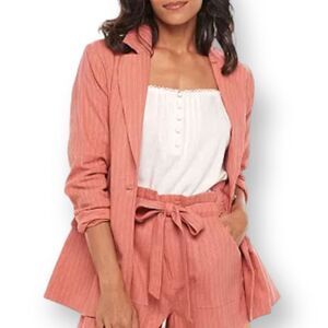 NOW + GEN SONOMA SALMON BLAZER SZ.XS EUC